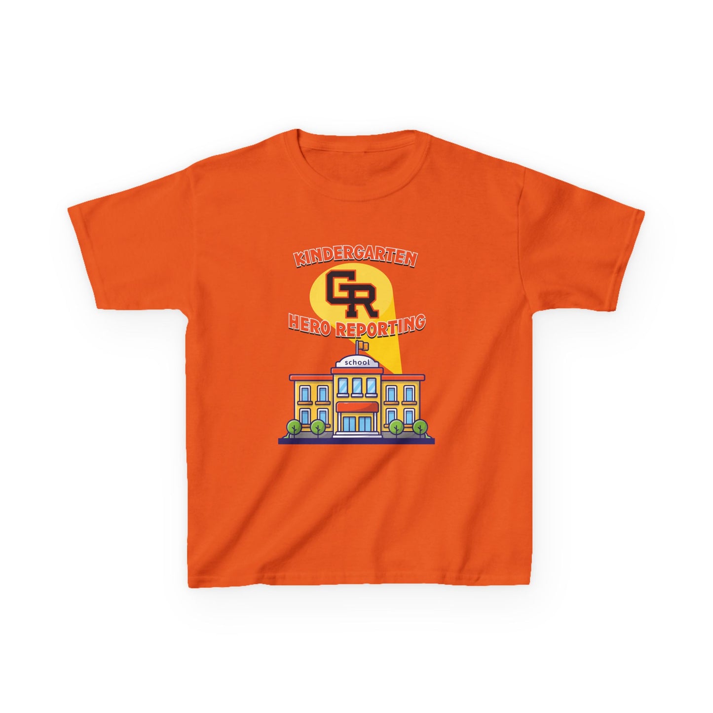 Kindergarten: Hero Reporting for Duty – Grand Rapids Thunderhawks Kids Tee