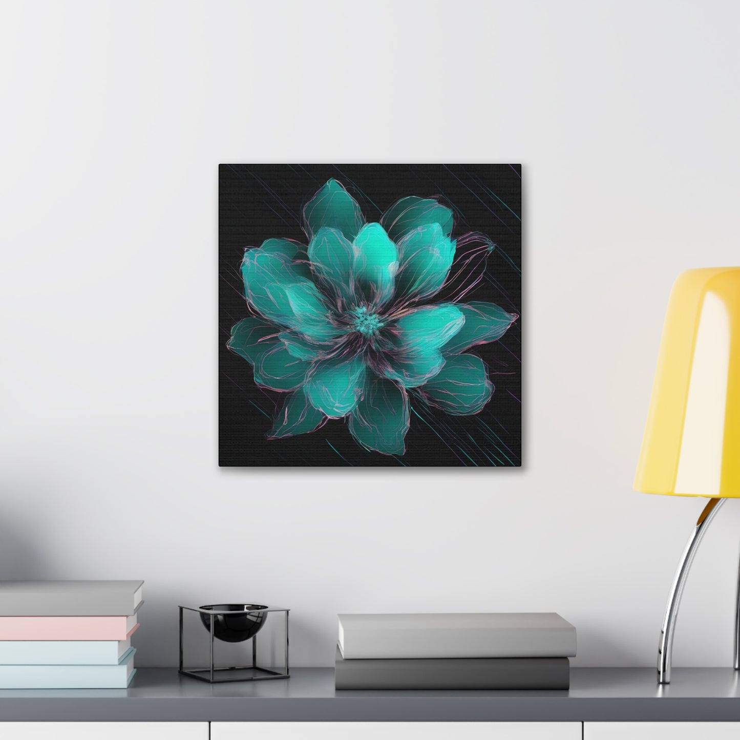Glow Bloom: A Flower in the Void