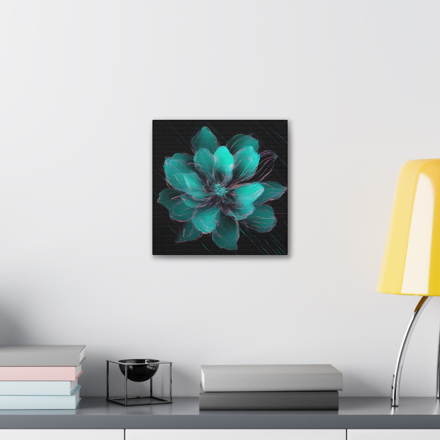 Glow Bloom: A Flower in the Void