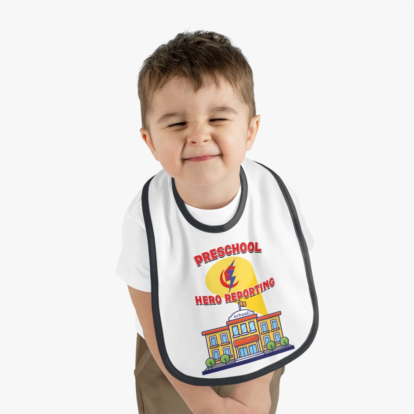 Preschool: Hero Reporting – Chisholm Bluestreaks Baby Bib
