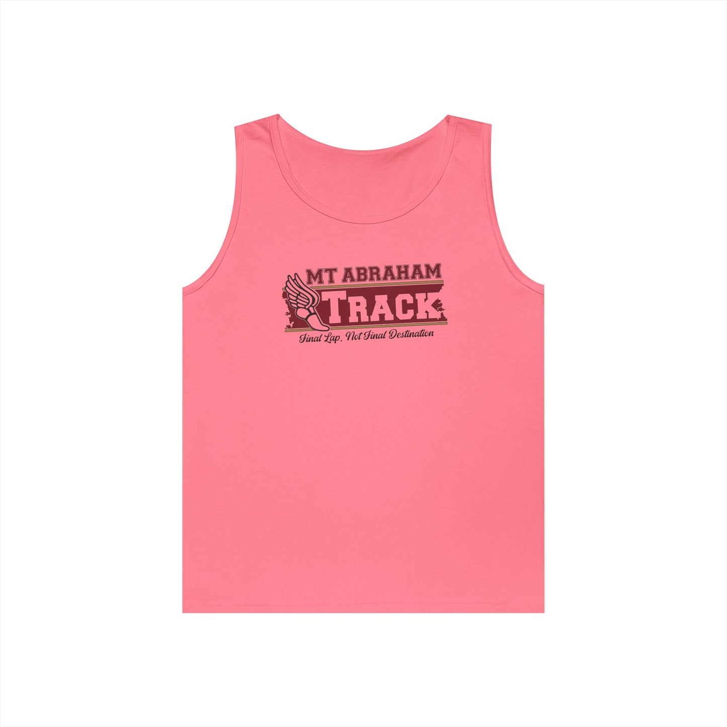 Mt. Abraham Track Tank — “Running Toward Our Final Destination: The Finish Line” Edition