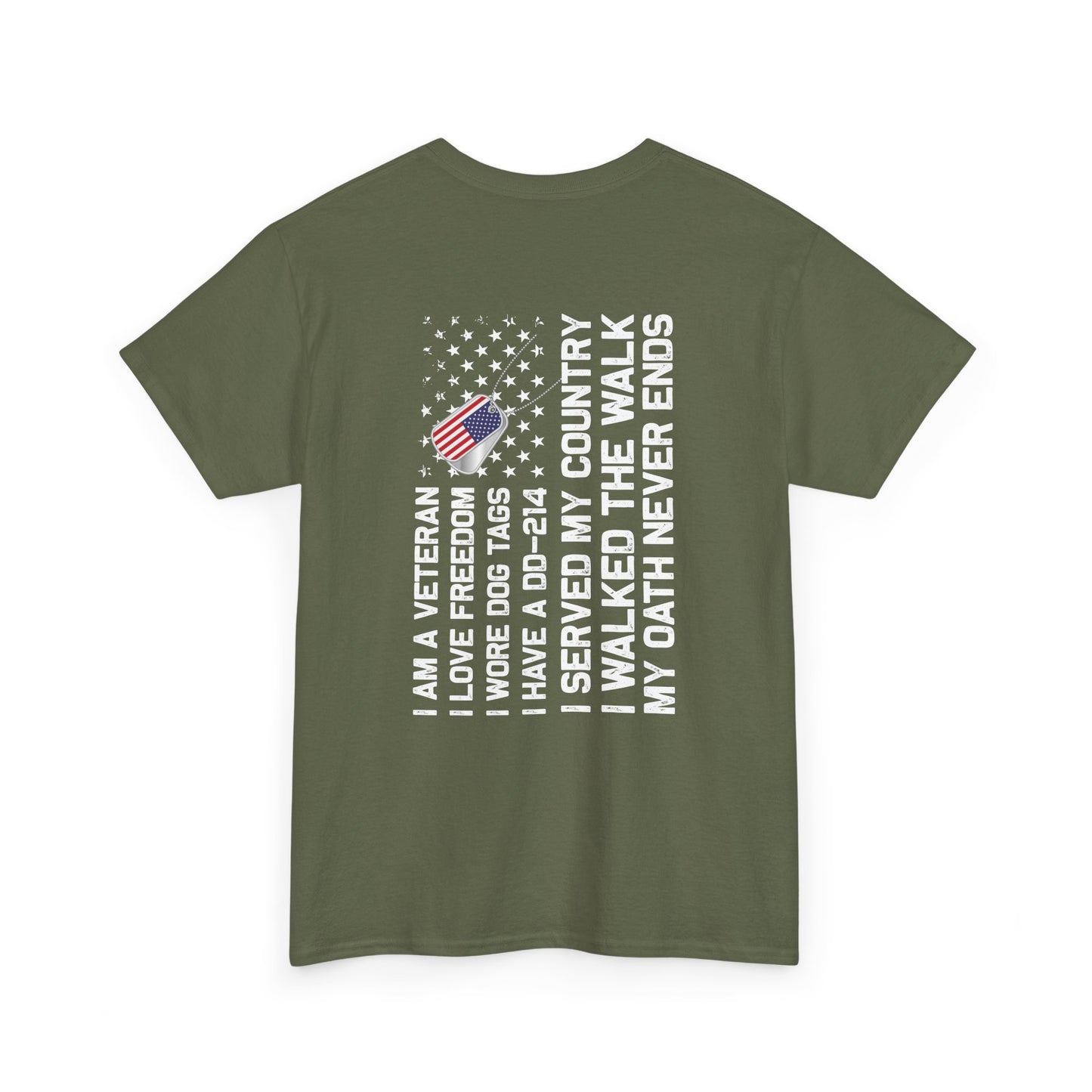 Title: Veteran Oath Tee - A Statement of Honor and Service