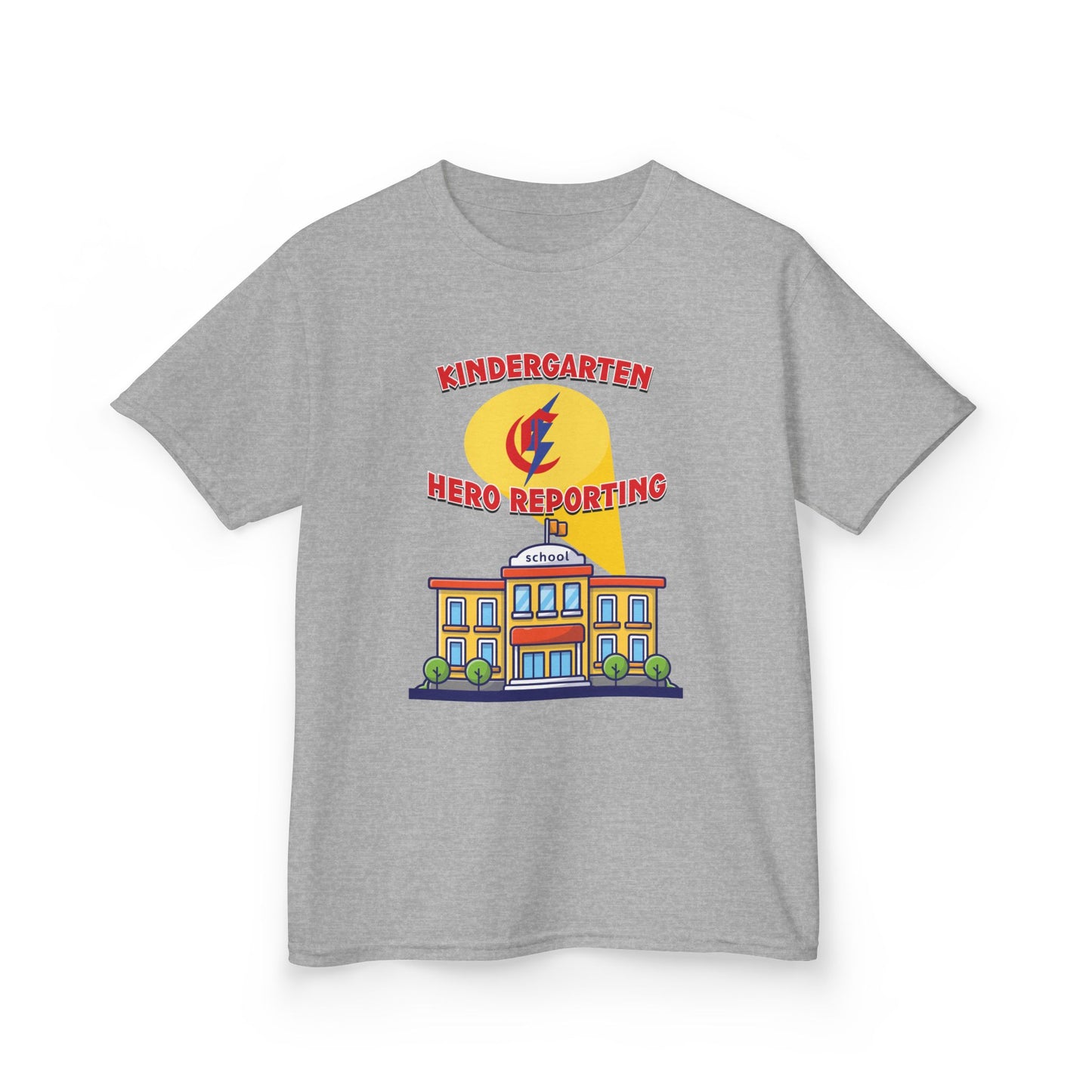 Kindergarten: Hero Reporting for Duty – Chisholm Bluestreaks Kids Tee