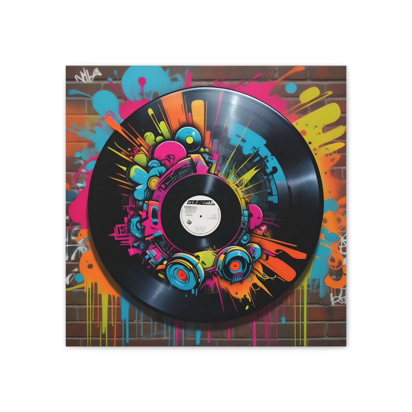 Spin City: Vinyl Graffiti Vibes