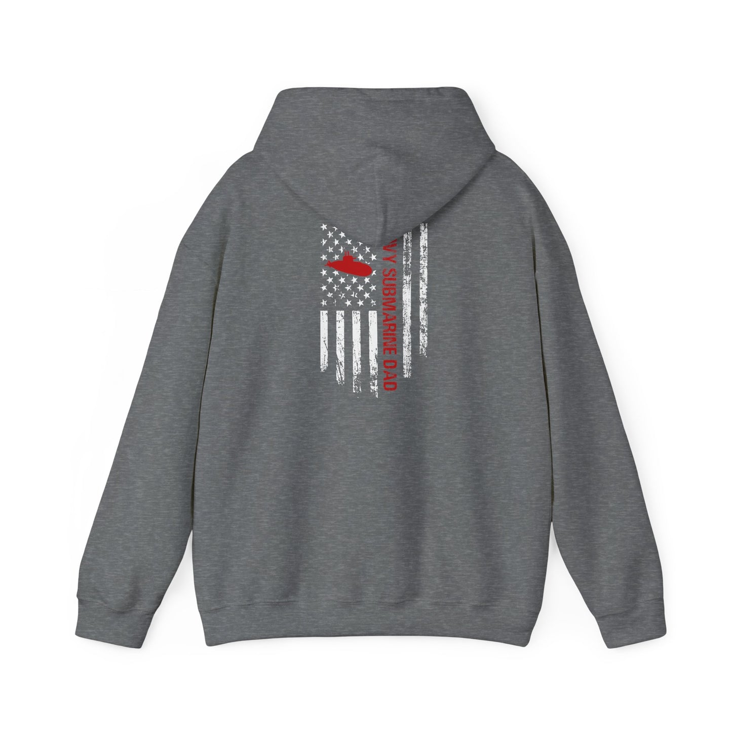 Navy Submarine Dad Hooded Sweatshirt – Proud, Warm, and Patriotic