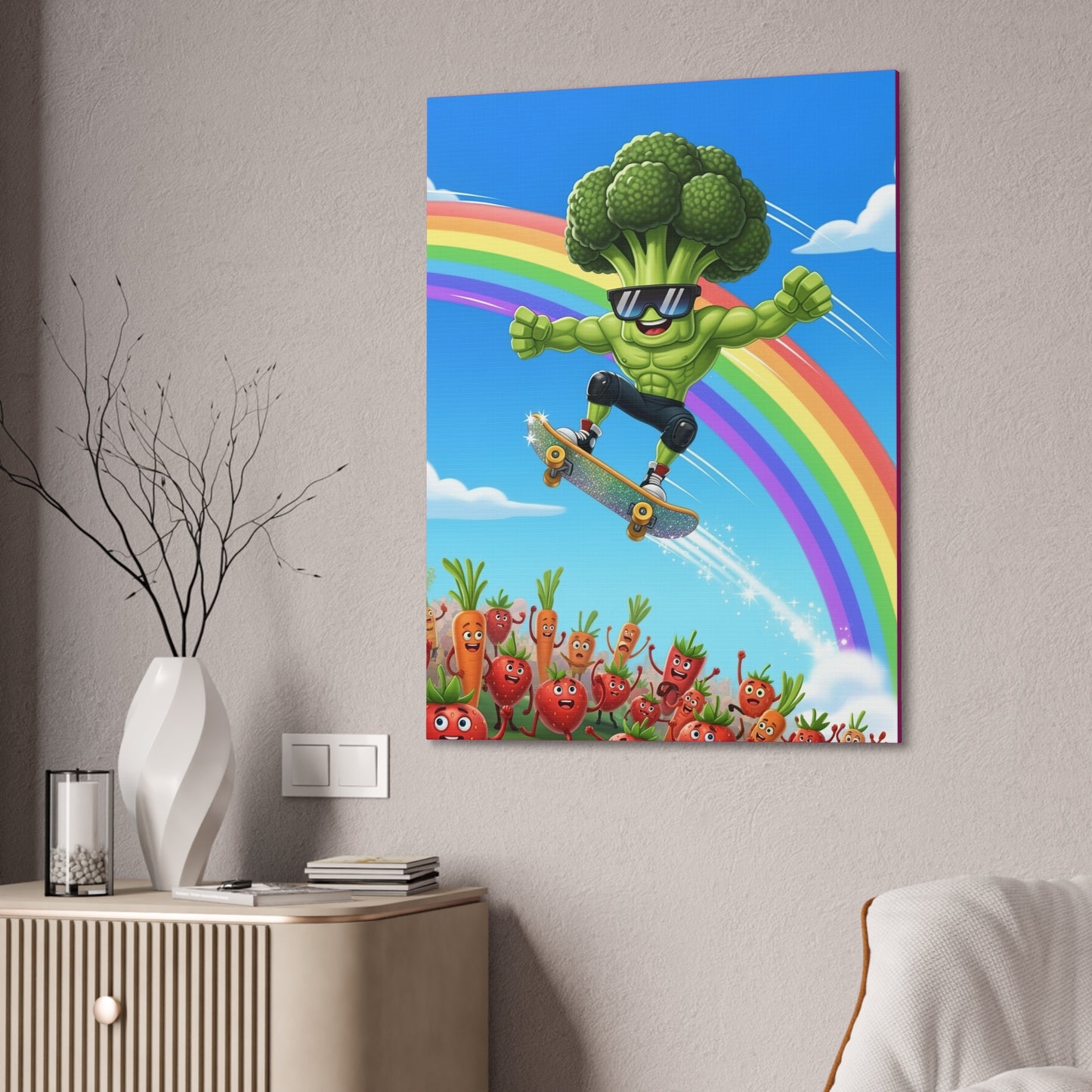 Broccoli Bomb Drop: Veggie Vibes Only