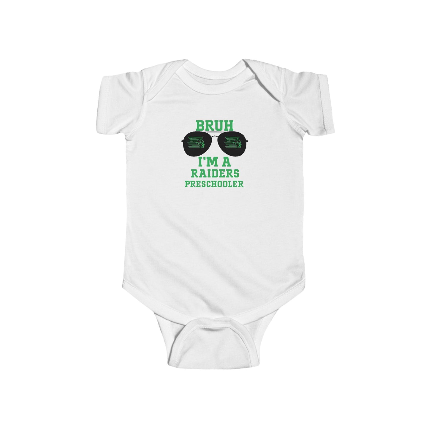 BRUH I’m A Raiders Preschooler Infant Bodysuit