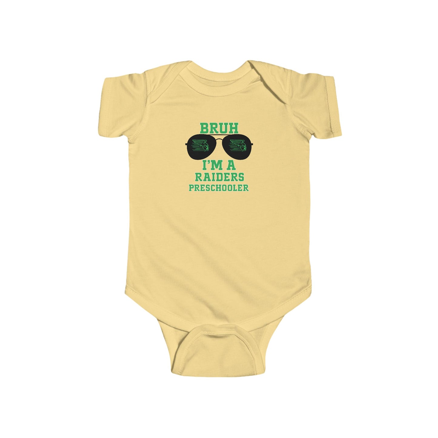 BRUH I’m A Raiders Preschooler Infant Bodysuit