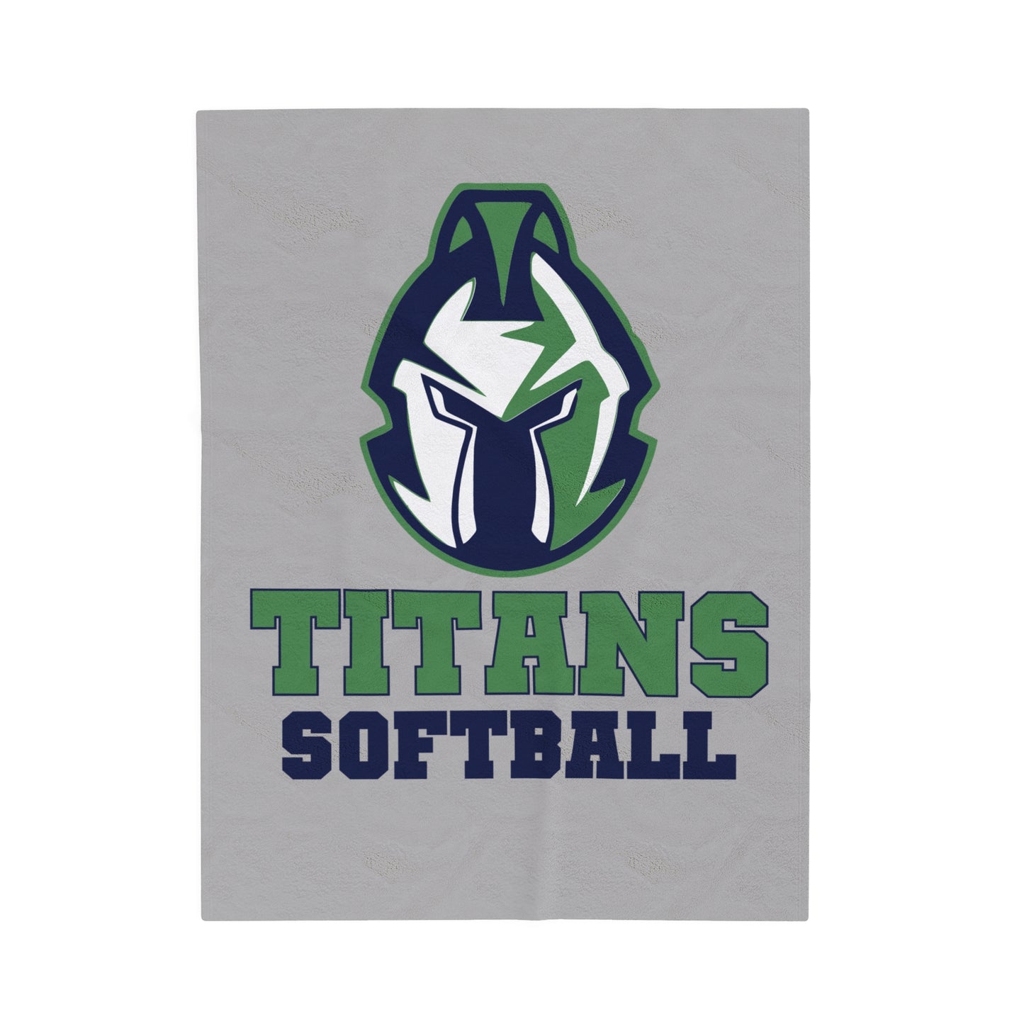 GNK Titans Softball Plush Velveteen Blanket
