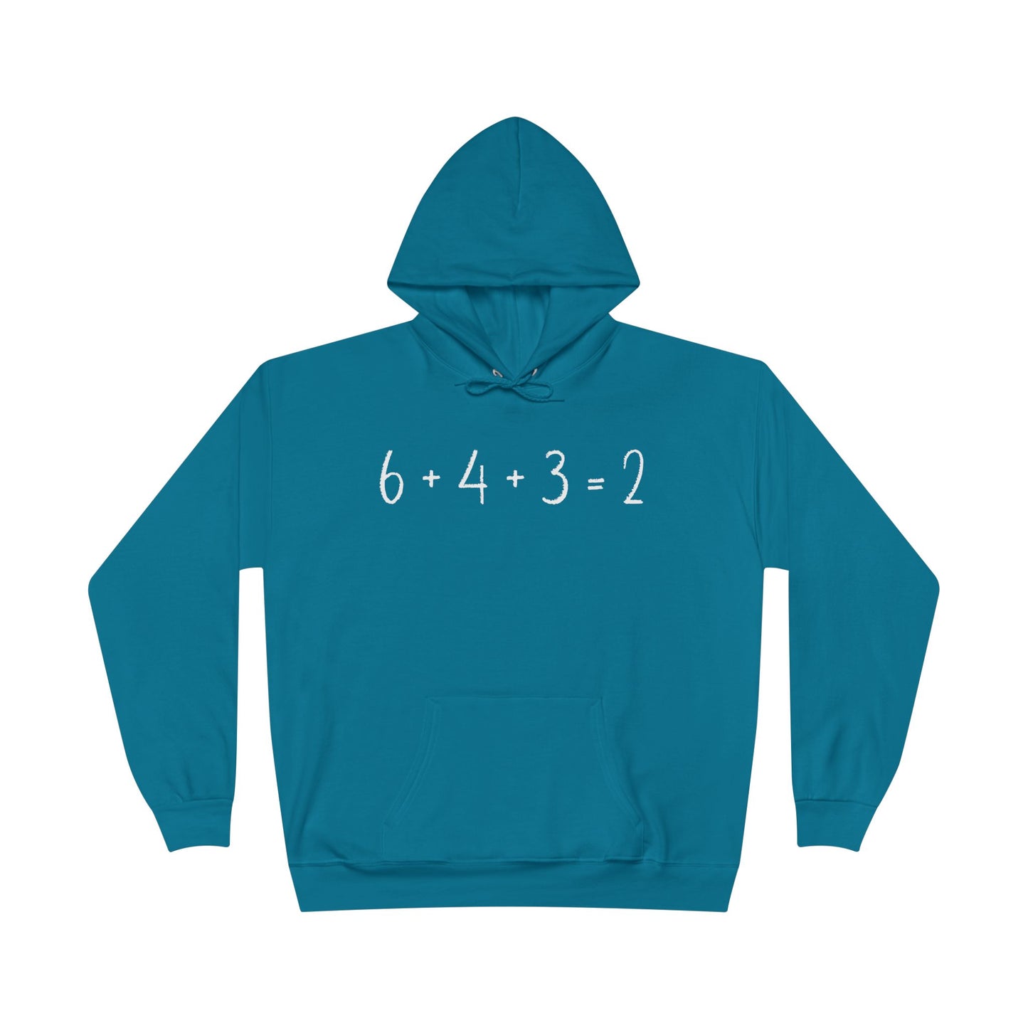 6+4+3=2 Baseball/Softball Hoodie