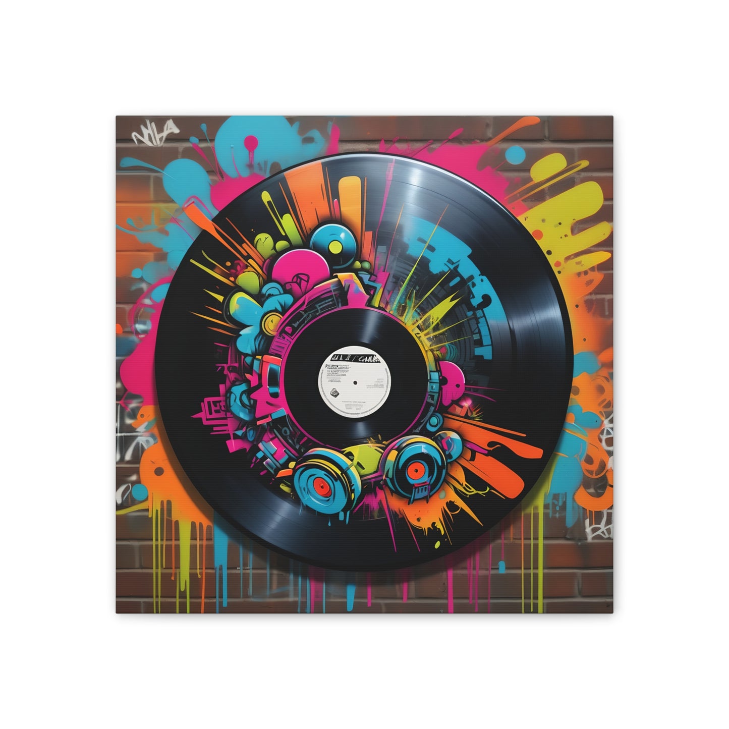 Spin City: Vinyl Graffiti Vibes