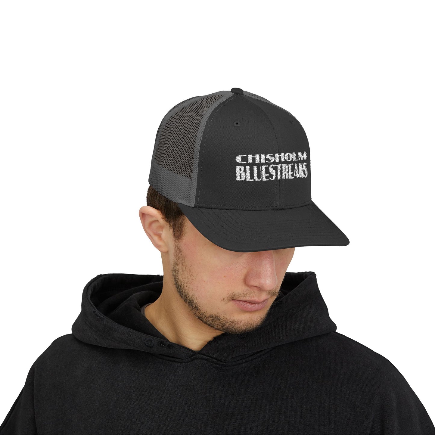 Chisholm Bluestreaks Snapback Trucker Hat – Mesh, Mean, and Made for Game Day