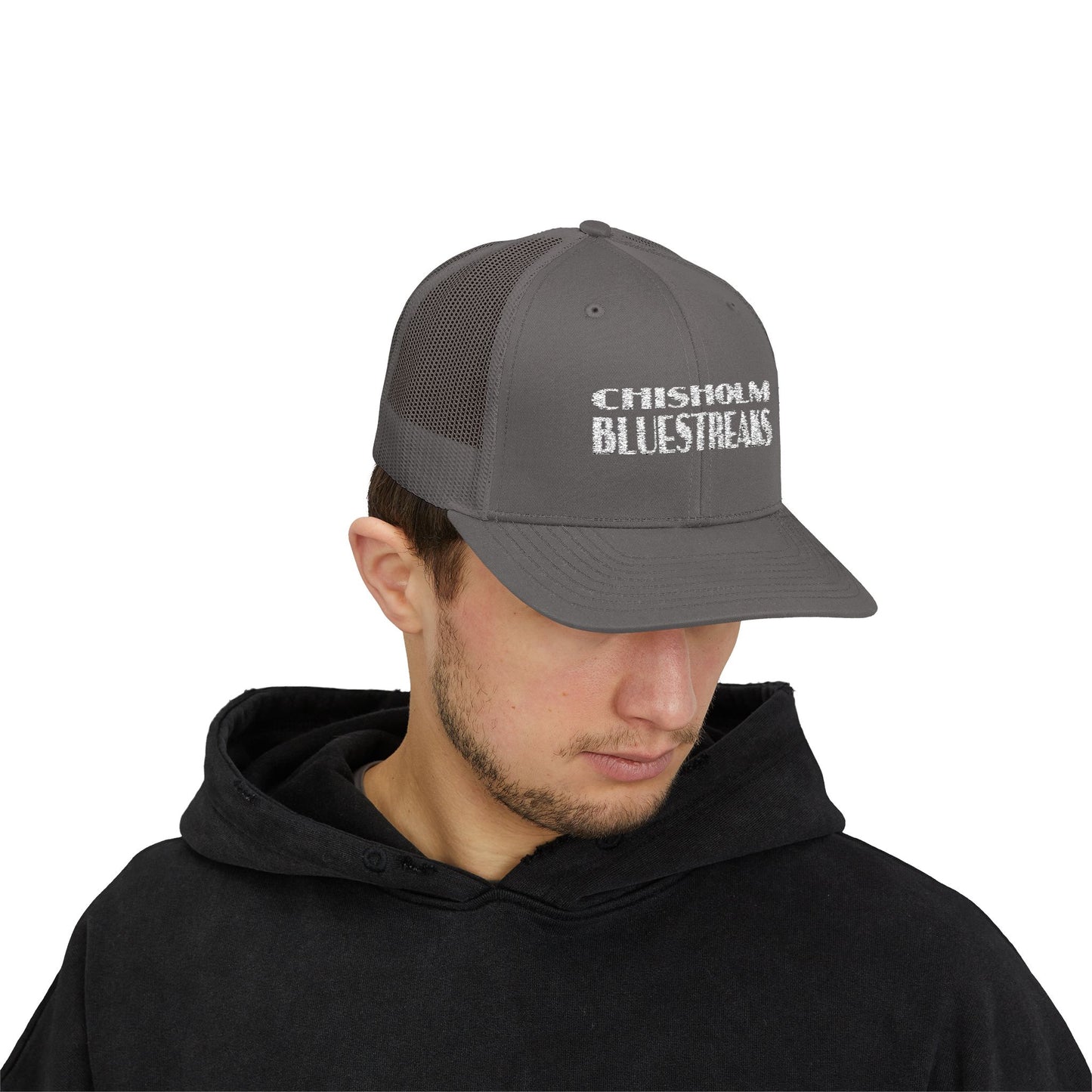 Chisholm Bluestreaks Snapback Trucker Hat – Mesh, Mean, and Made for Game Day