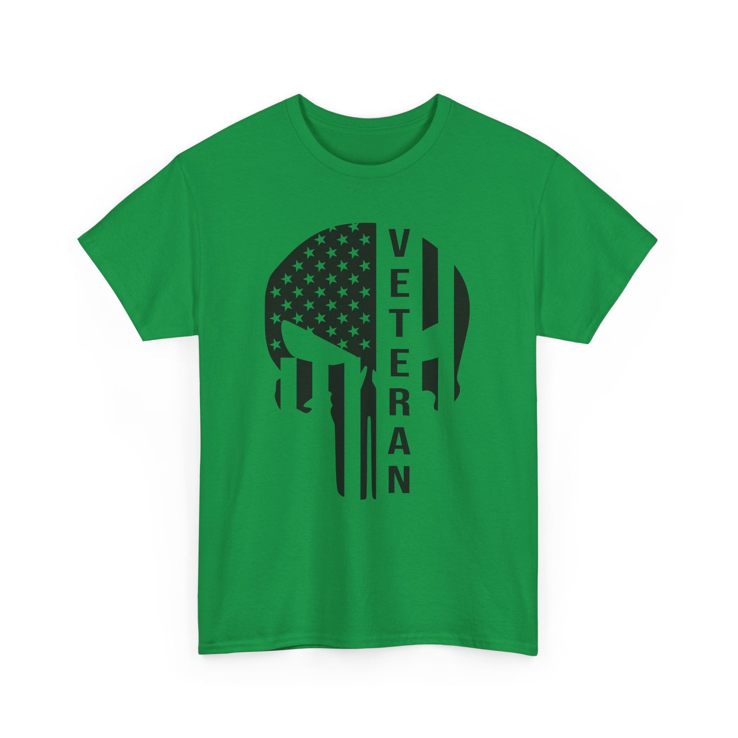 Veteran Skull Flag Tee - Wear Your Service with Style