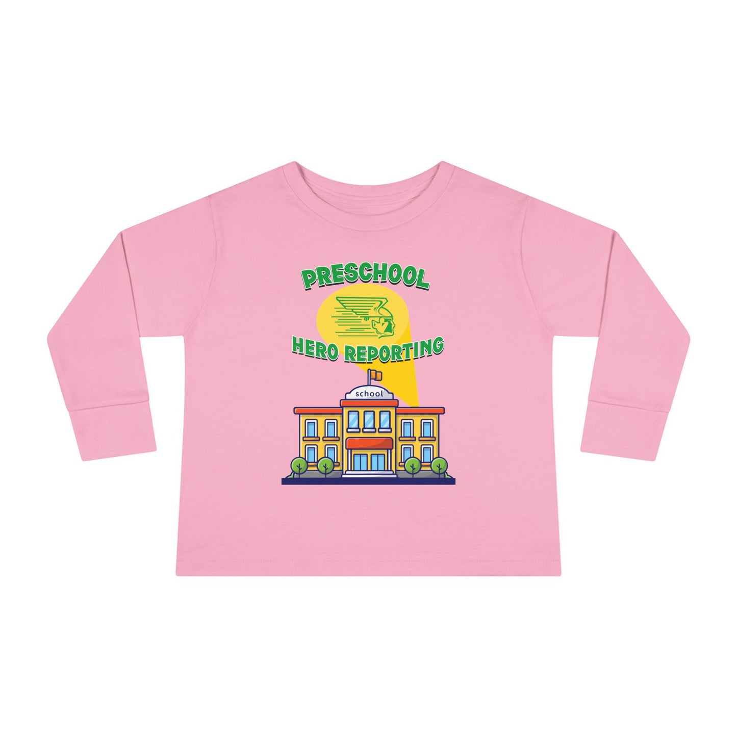 Preschool: Hero Reporting for Duty – Greenway Raiders Toddler Long Sleeve Tee