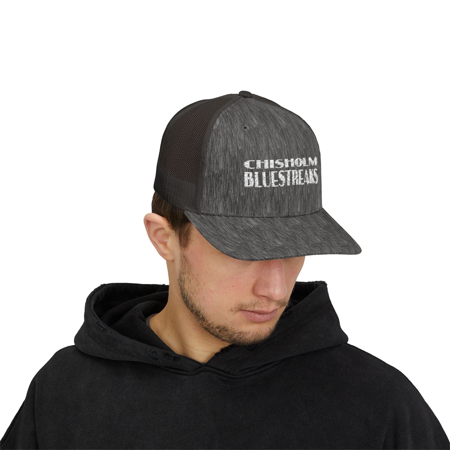 Chisholm Bluestreaks Snapback Trucker Hat – Mesh, Mean, and Made for Game Day