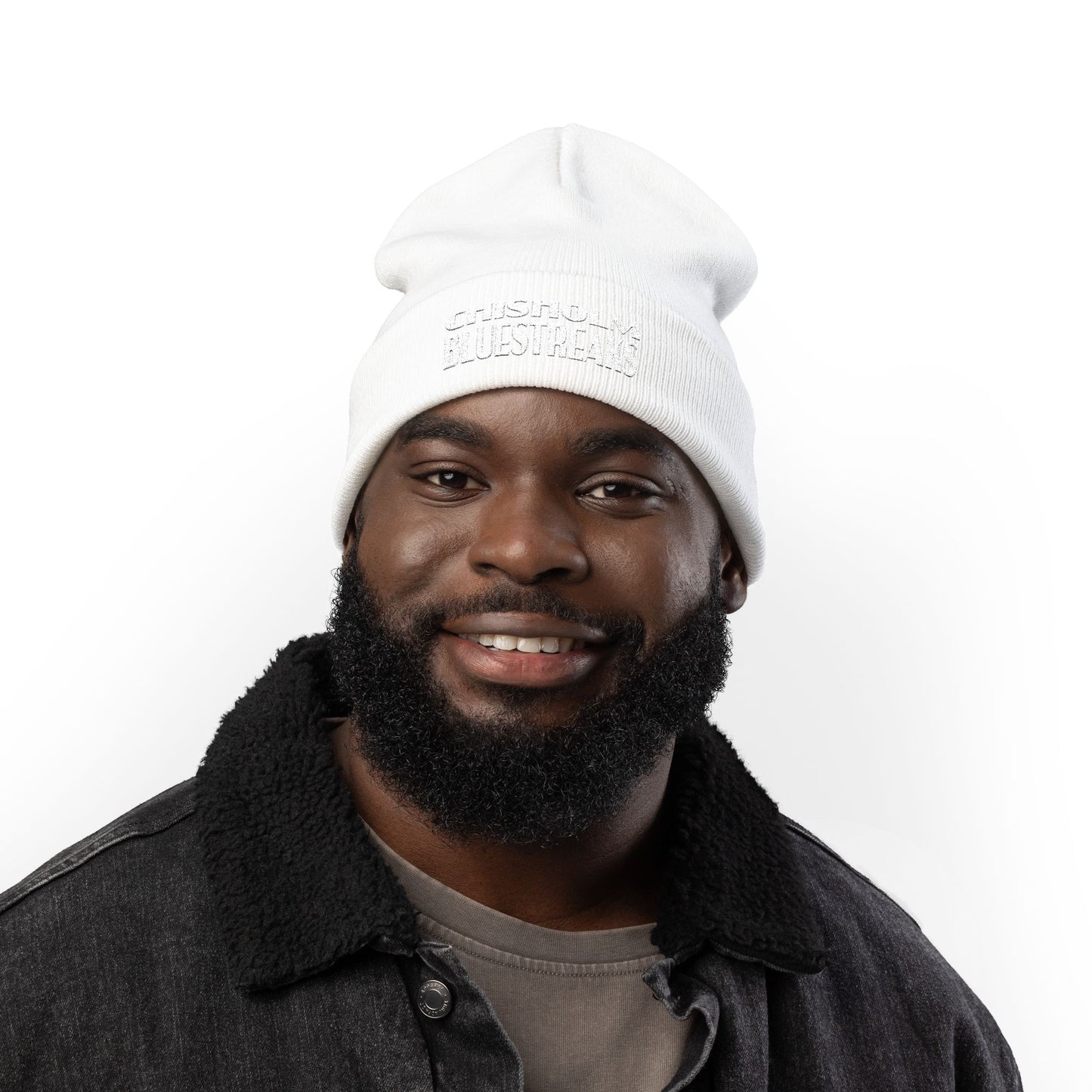 Bluestreaks Knit Beanie – Red Hot. Cold Proof. 100% Streak-Approved.