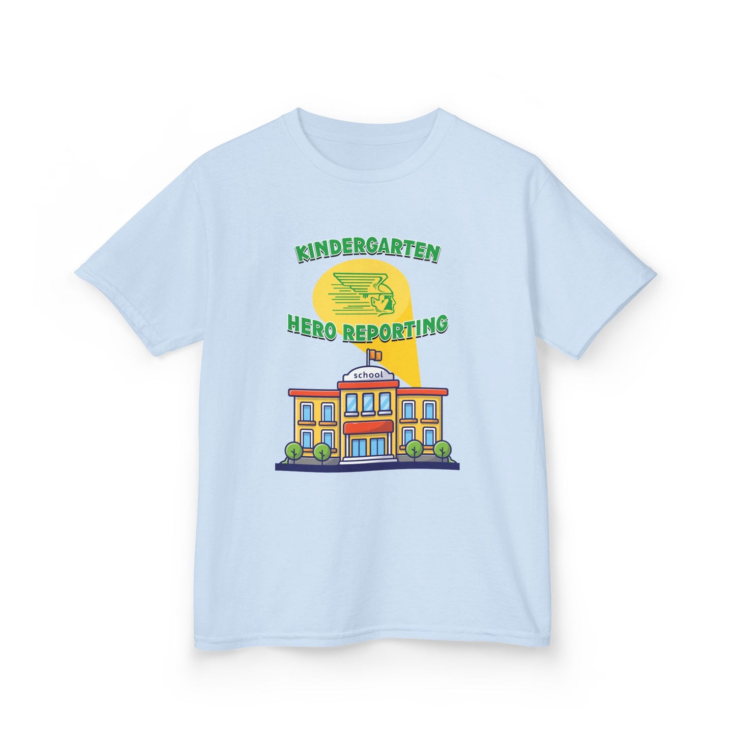 Kindergarten: Hero Reporting for Duty – Greenway Raiders Kids Tee