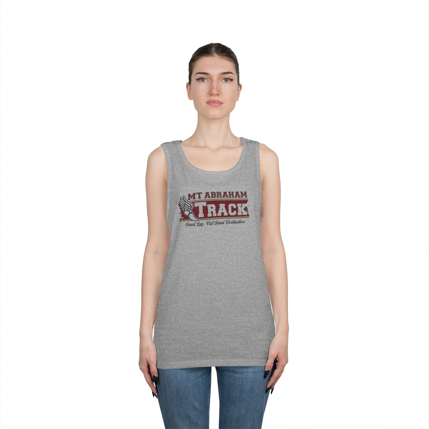 Mt. Abraham Track Tank — “Running Toward Our Final Destination: The Finish Line” Edition