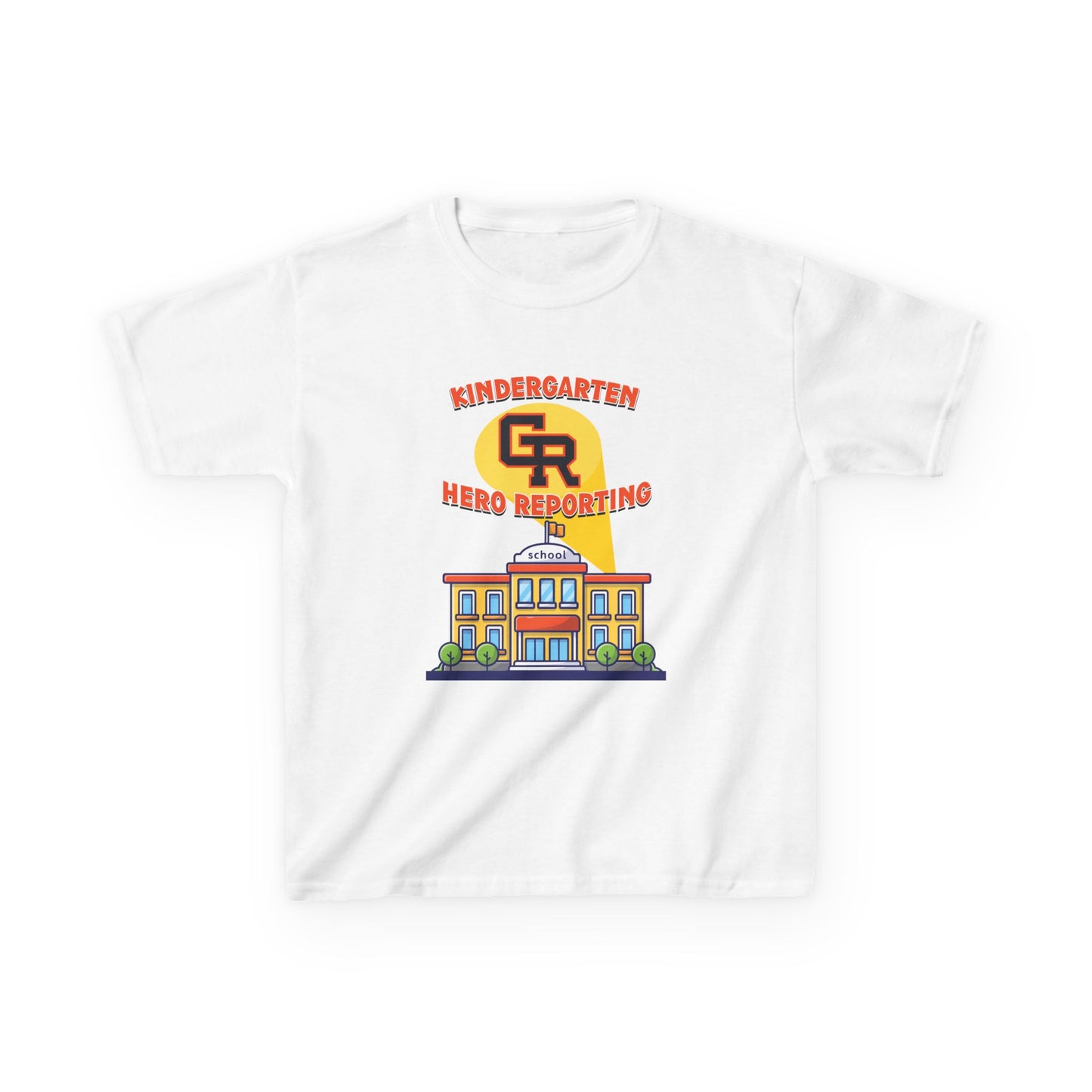 Kindergarten: Hero Reporting for Duty – Grand Rapids Thunderhawks Kids Tee