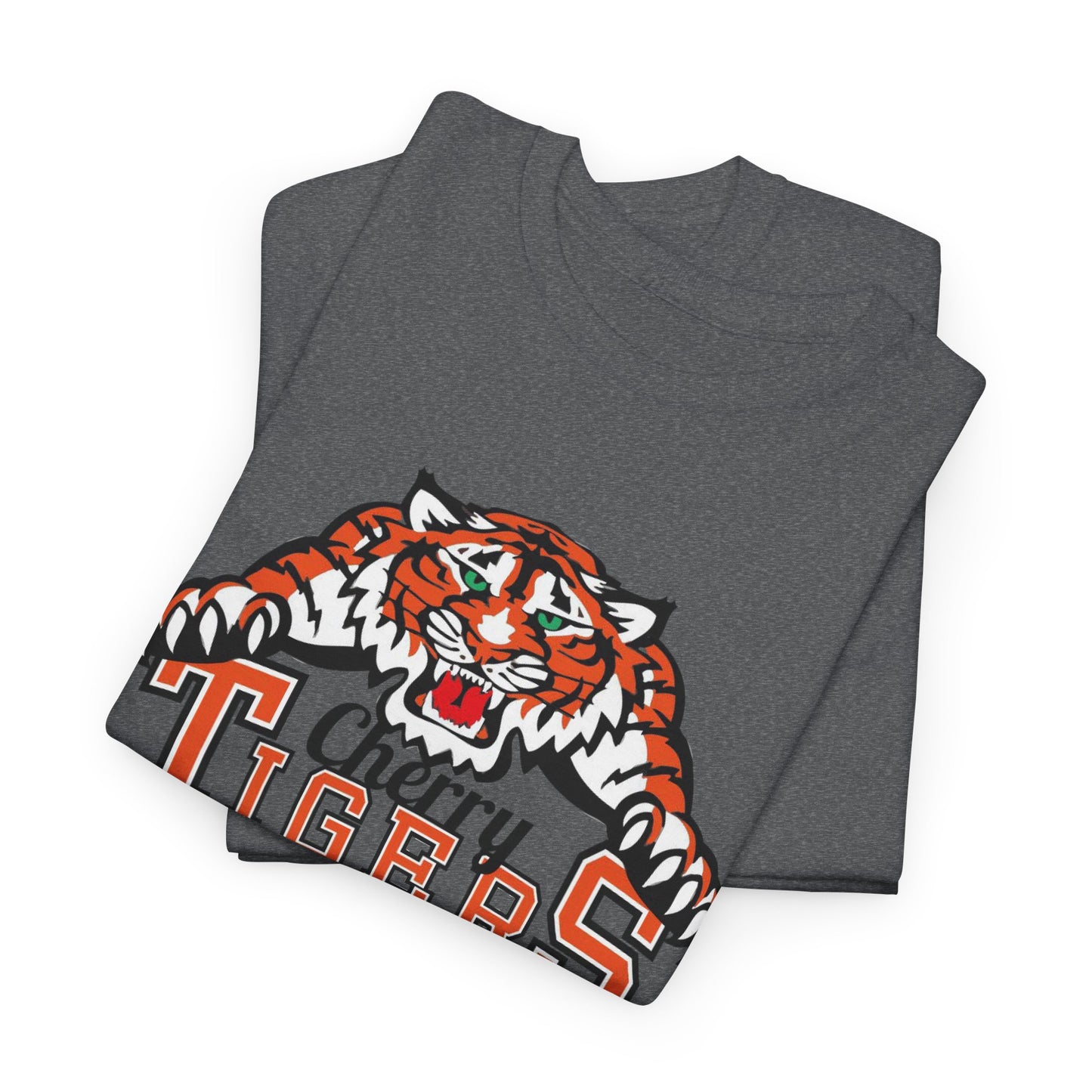 Cherry Tigers Heavy Cotton T-Shirt