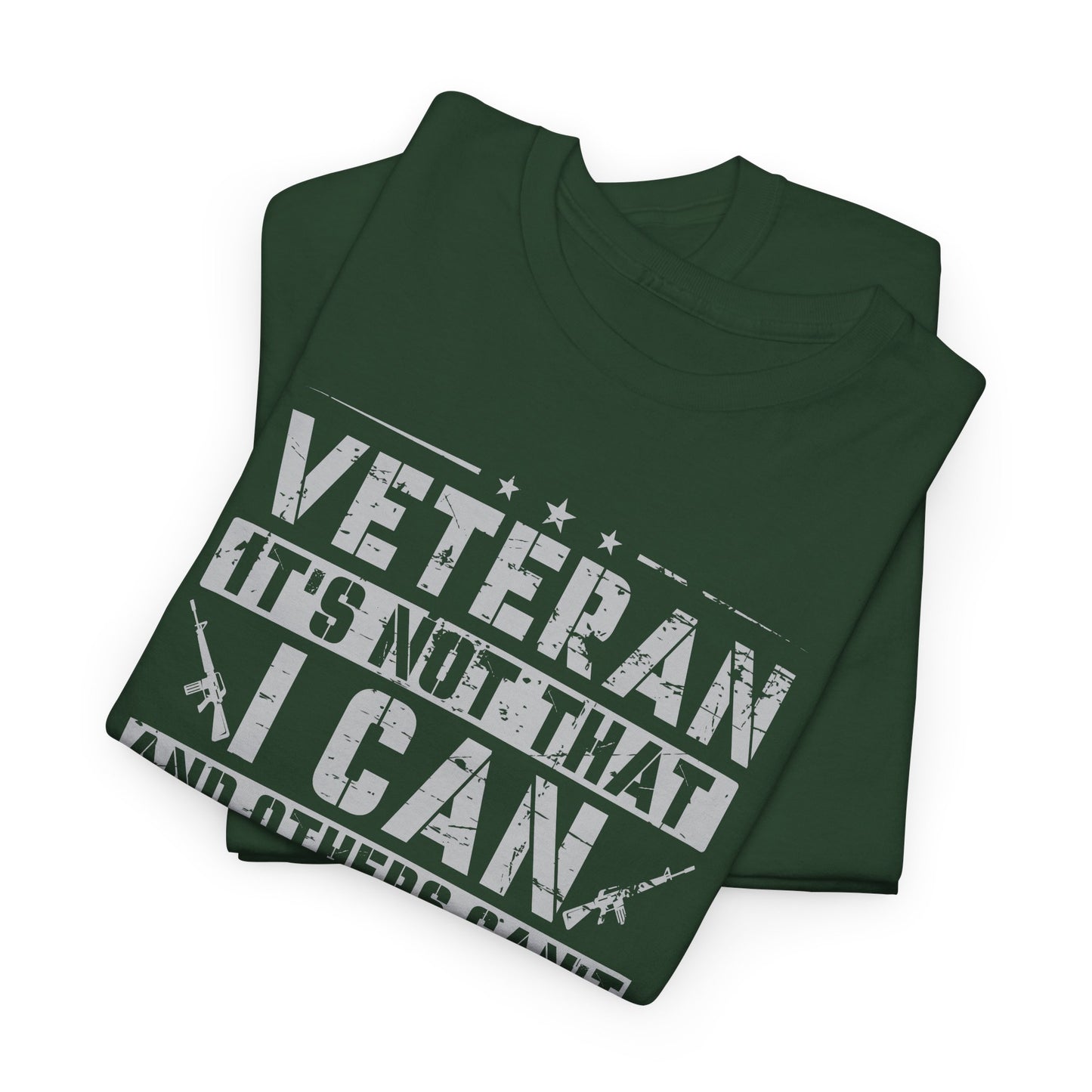 Veteran "I Can and Did" Tee – For Those Who Stepped Up