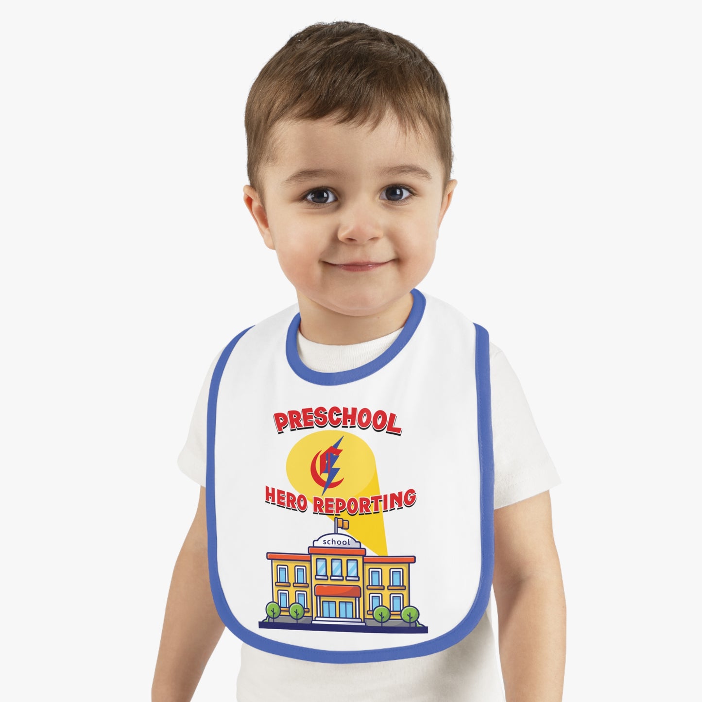 Preschool: Hero Reporting – Chisholm Bluestreaks Baby Bib