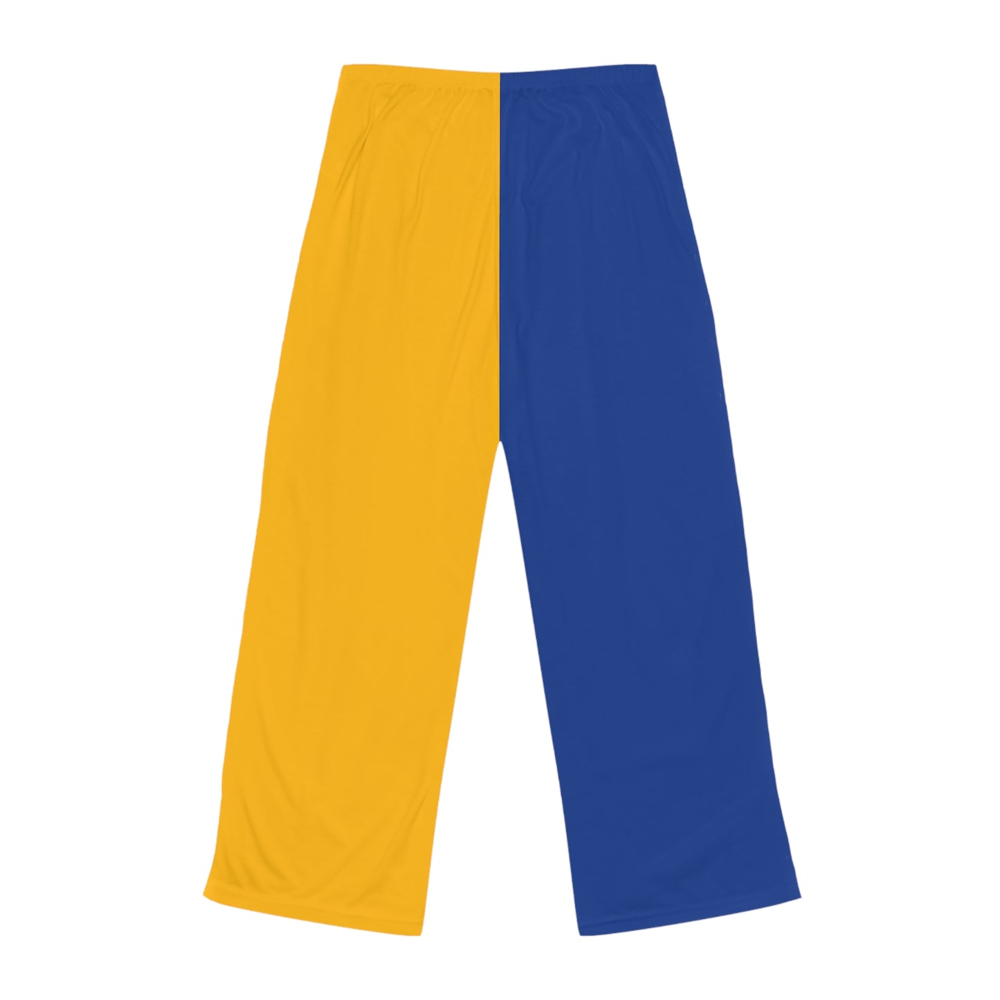 Bigfork Huskies Women’s Two-Tone PJ Pants — Lounge Howl in Blue & Gold