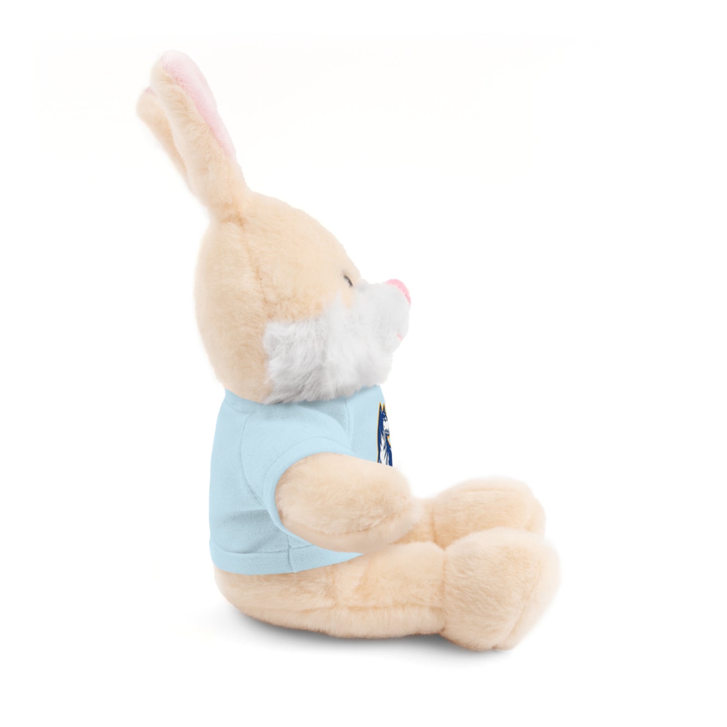Huggable Huskies β 8" Plush Buddies w/ Logo Tee (Pick Your Animal + Tee Color)