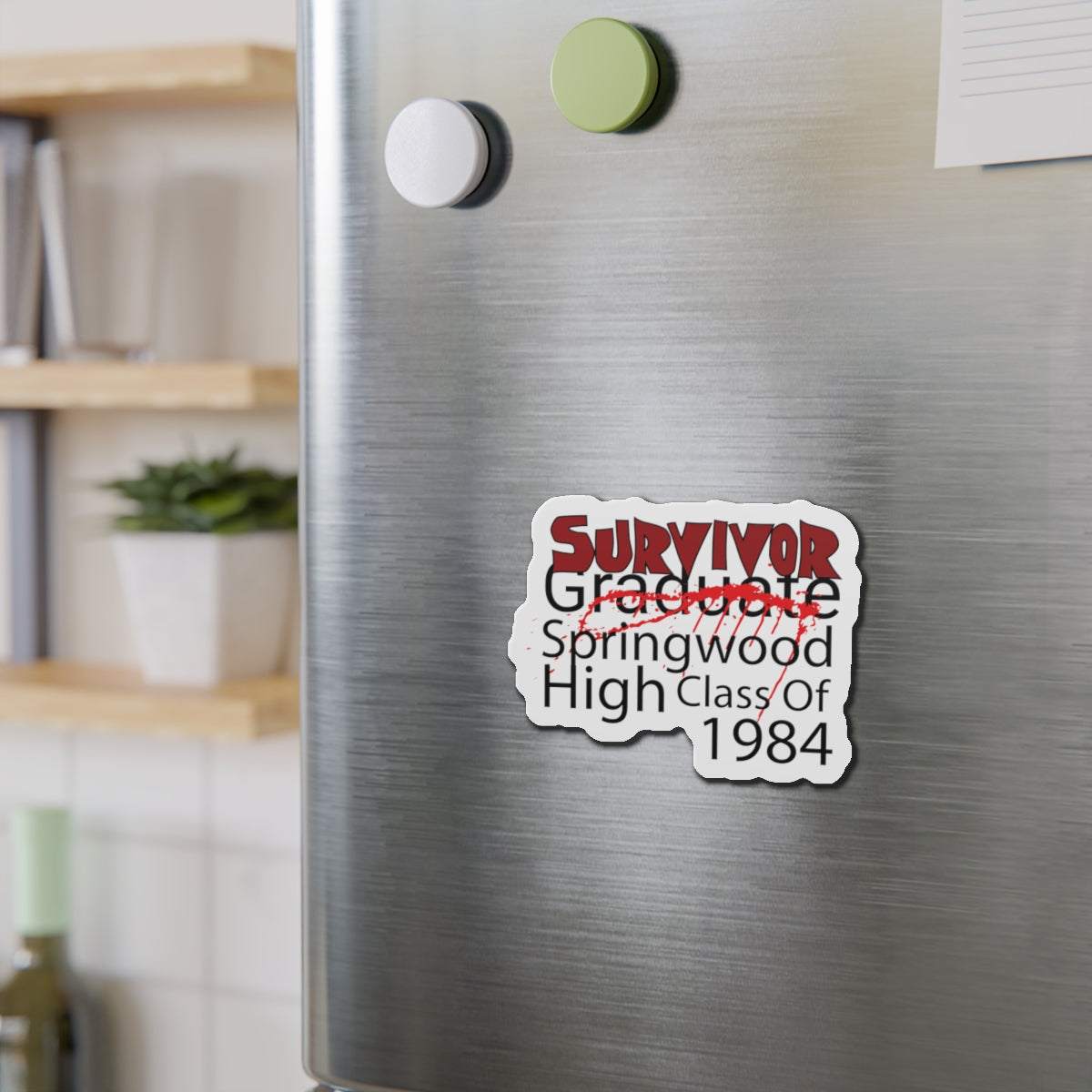 Springwood High “SURVIVOR” Magnet — Class of 1984 (Dreams Optional)