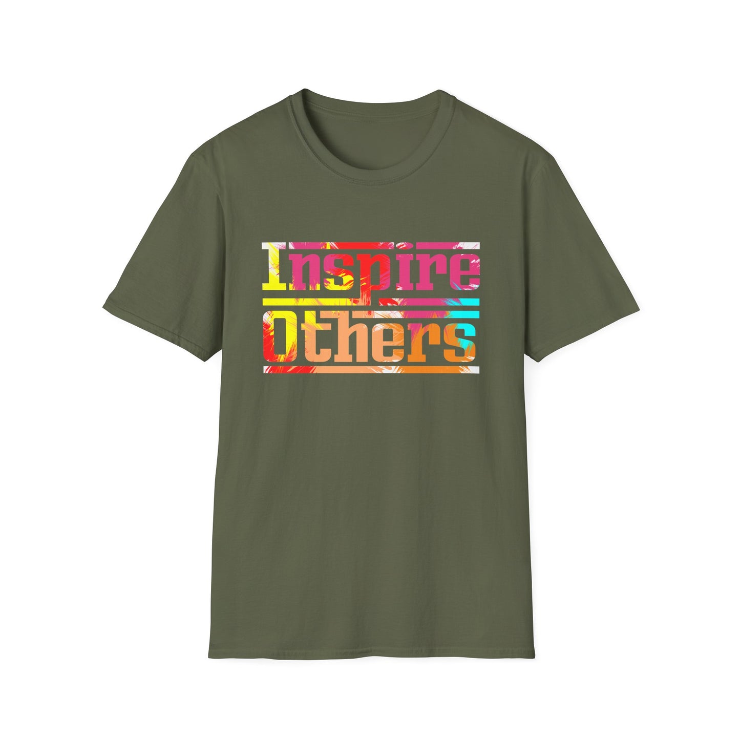 Inspire Others Softstyle T-Shirt with Vibrant Block Lettering