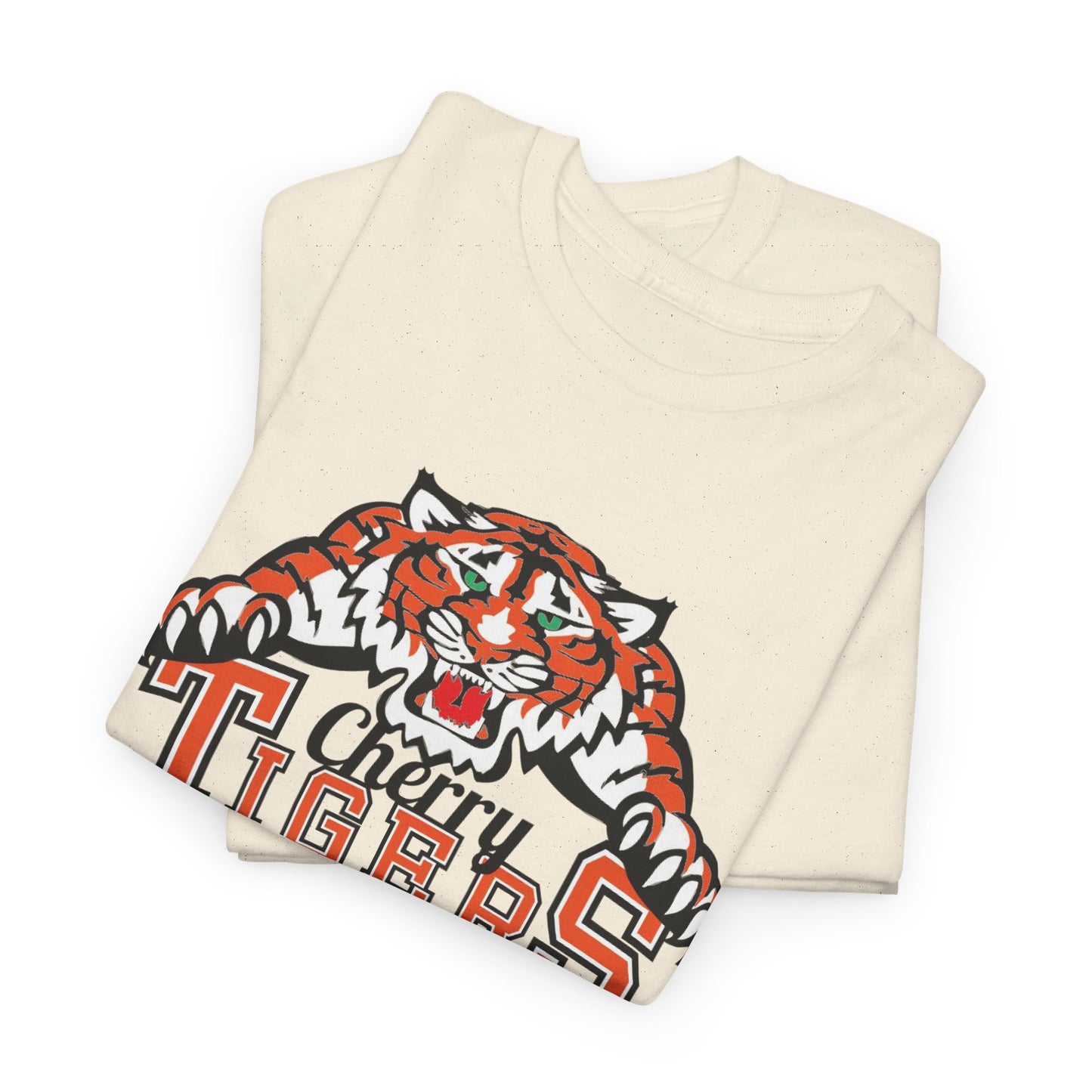 Cherry Tigers Heavy Cotton T-Shirt