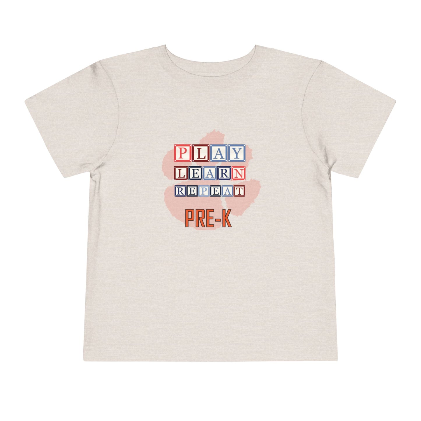 Toddler Tee - Alphabet Blocks Tiger Paw Pre-K Pride Shirt for Mini Graduates