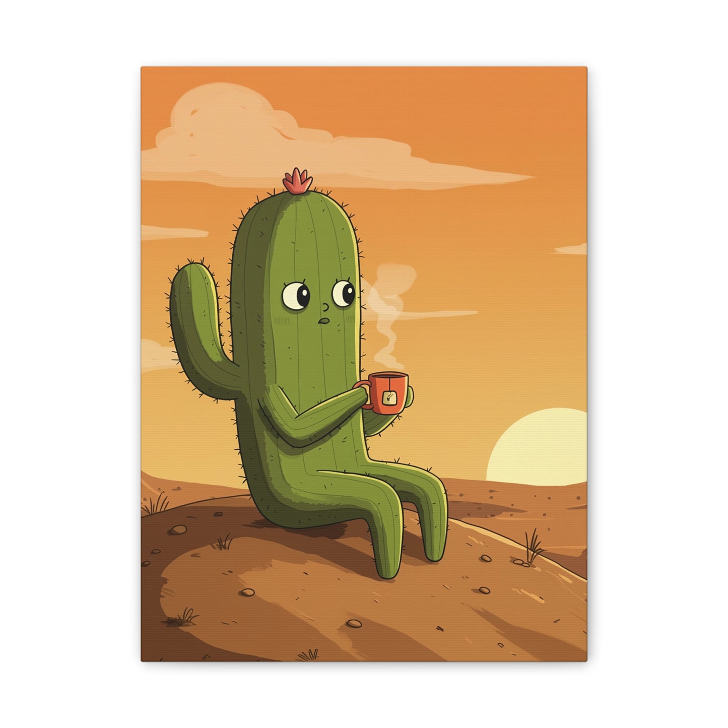 Existential Cactus: Sunrise, Sass, and Silent Dread