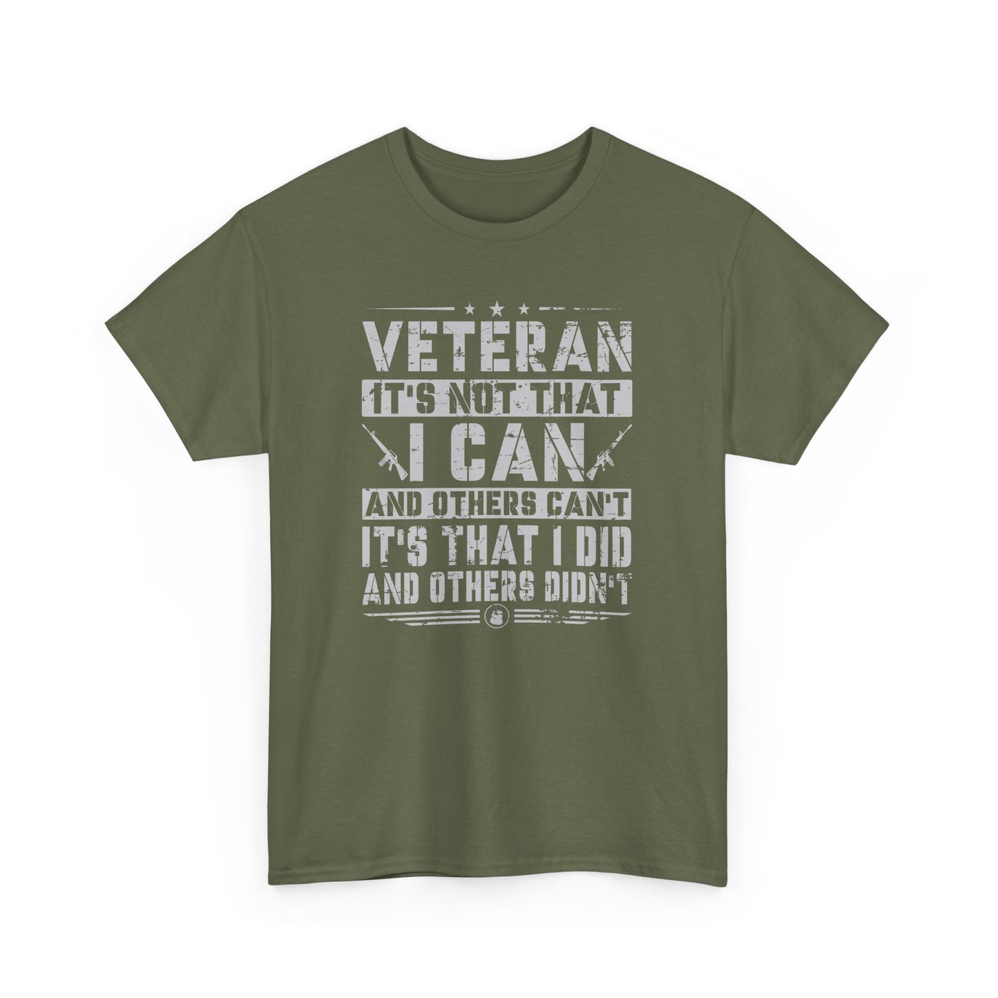 Veteran "I Can and Did" Tee – For Those Who Stepped Up