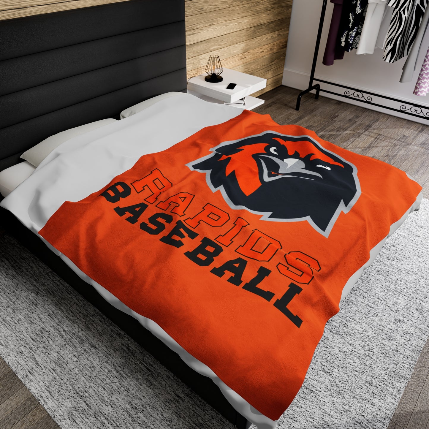 Grand Rapids Baseball Velveteen Blanket
