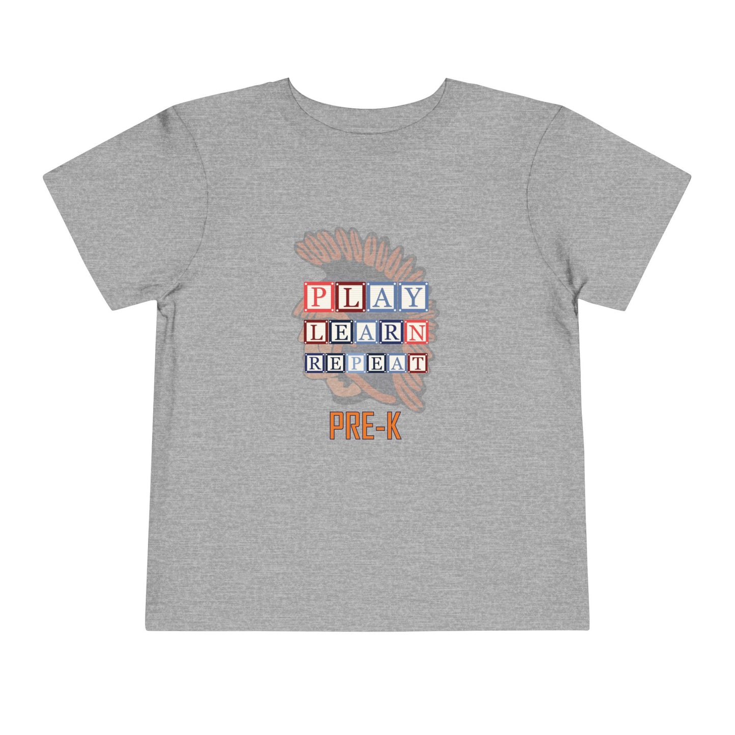 NK Play. Learn. Repeat. β Pre-K Toddler Tee