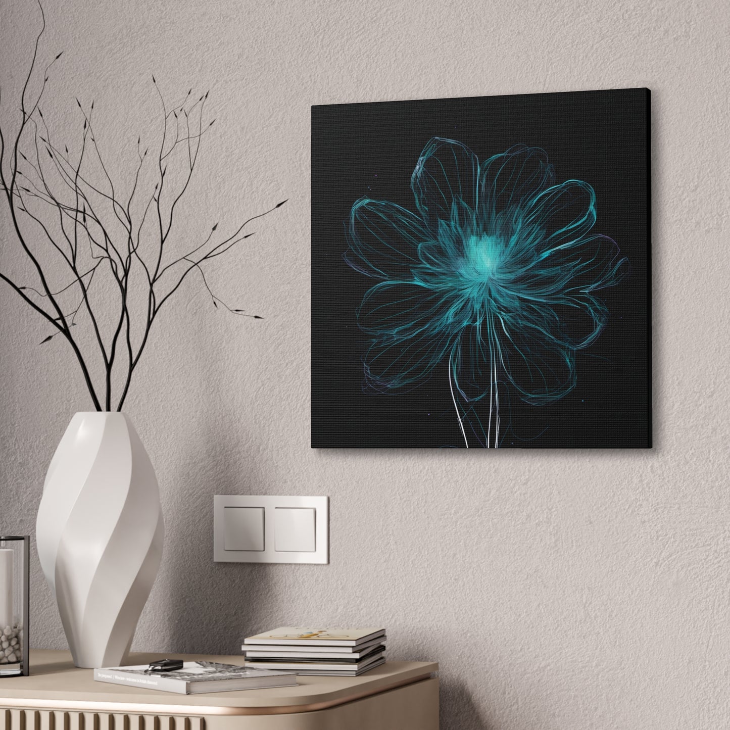 Midnight Bloom: Petals from the Void