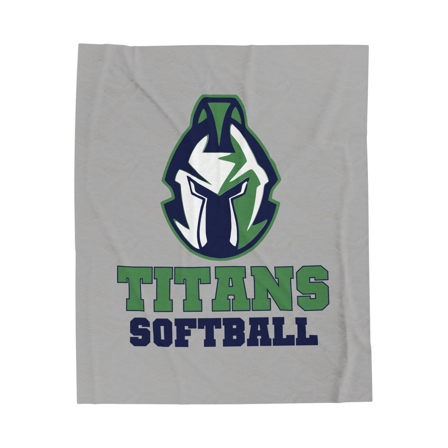 GNK Titans Softball Plush Velveteen Blanket