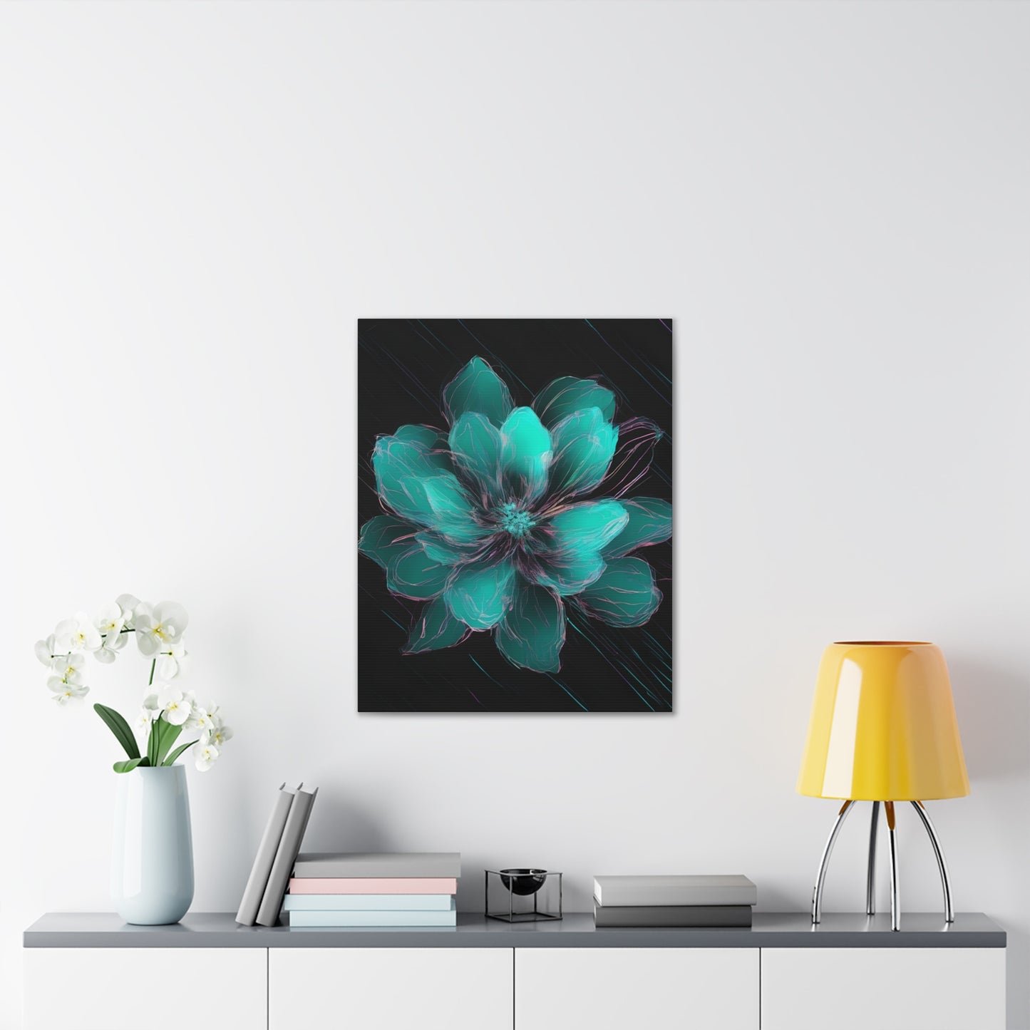 Glow Bloom: A Flower in the Void