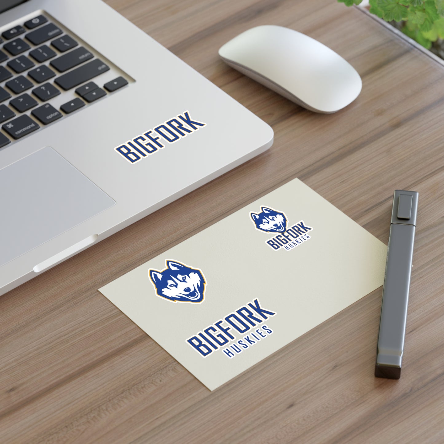 Bigfork High School Huskies Sticker Set – 4 Sticker Styles, White/Clear/Holographic