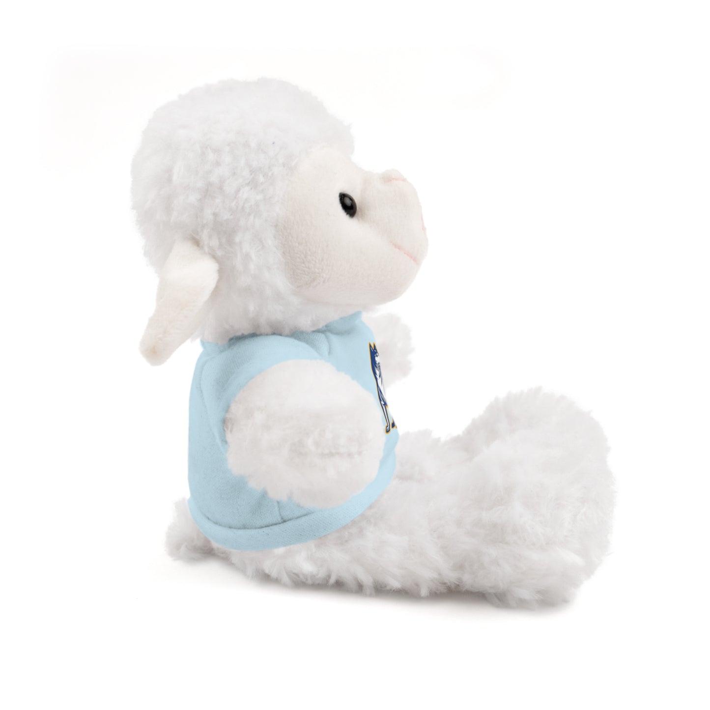 Huggable Huskies β 8" Plush Buddies w/ Logo Tee (Pick Your Animal + Tee Color)