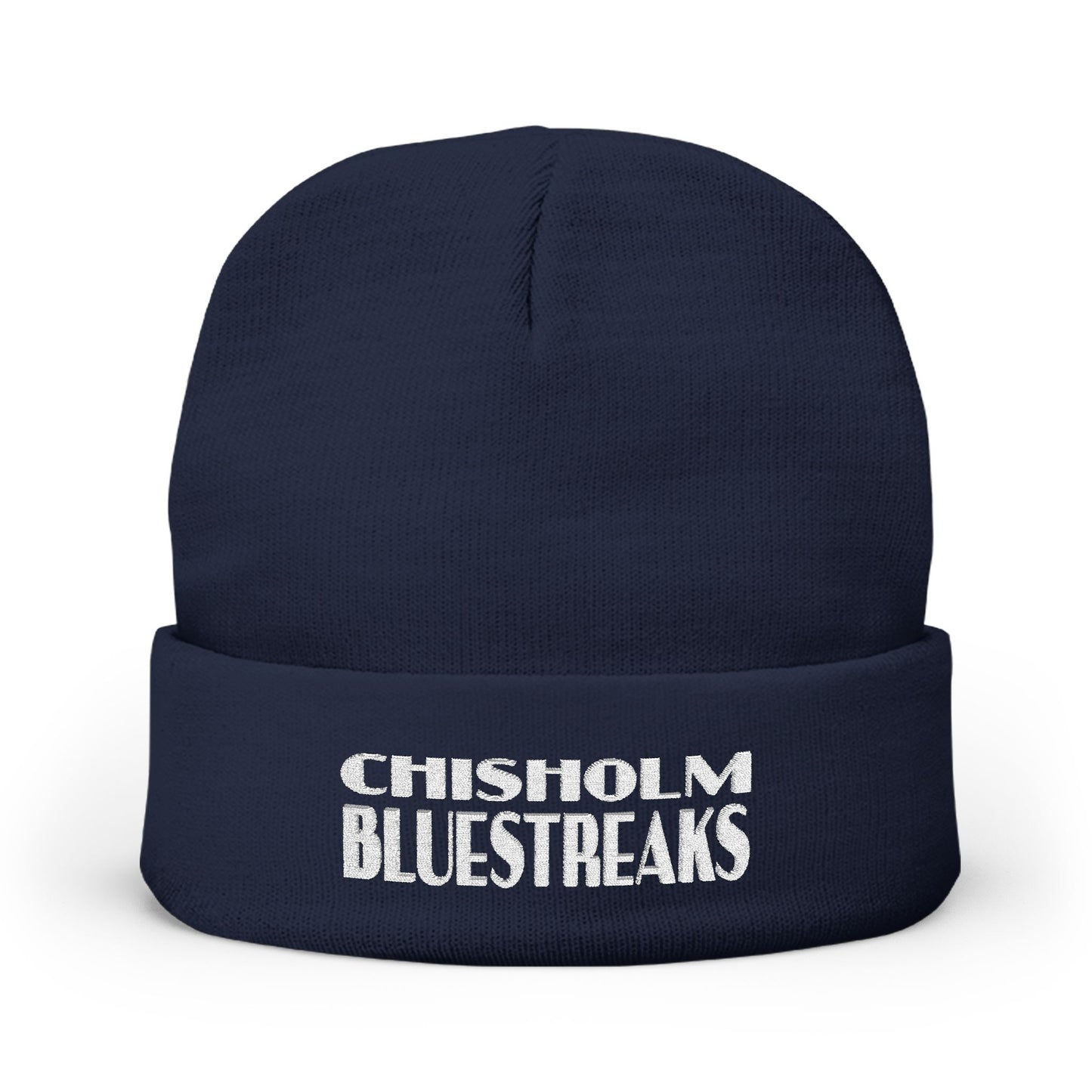 Bluestreaks Knit Beanie – Red Hot. Cold Proof. 100% Streak-Approved.