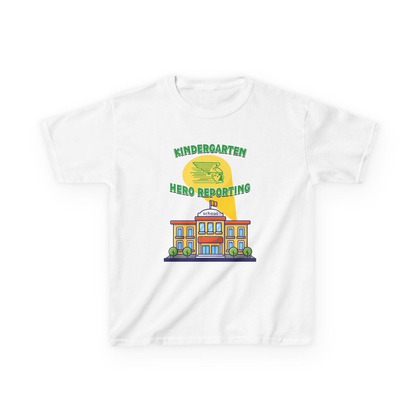 Kindergarten: Hero Reporting for Duty – Greenway Raiders Kids Tee