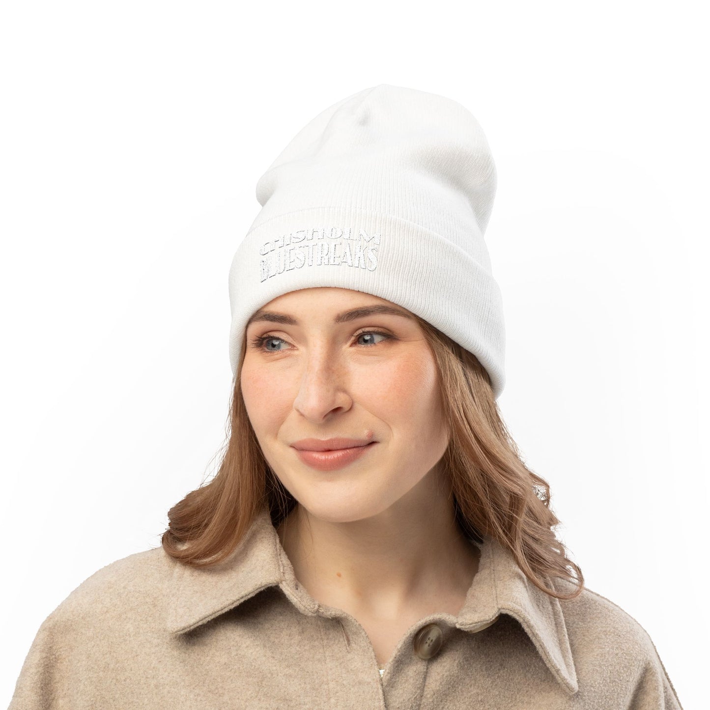 Bluestreaks Knit Beanie – Red Hot. Cold Proof. 100% Streak-Approved.