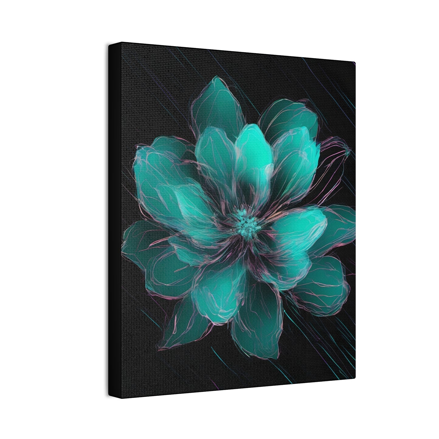 Glow Bloom: A Flower in the Void