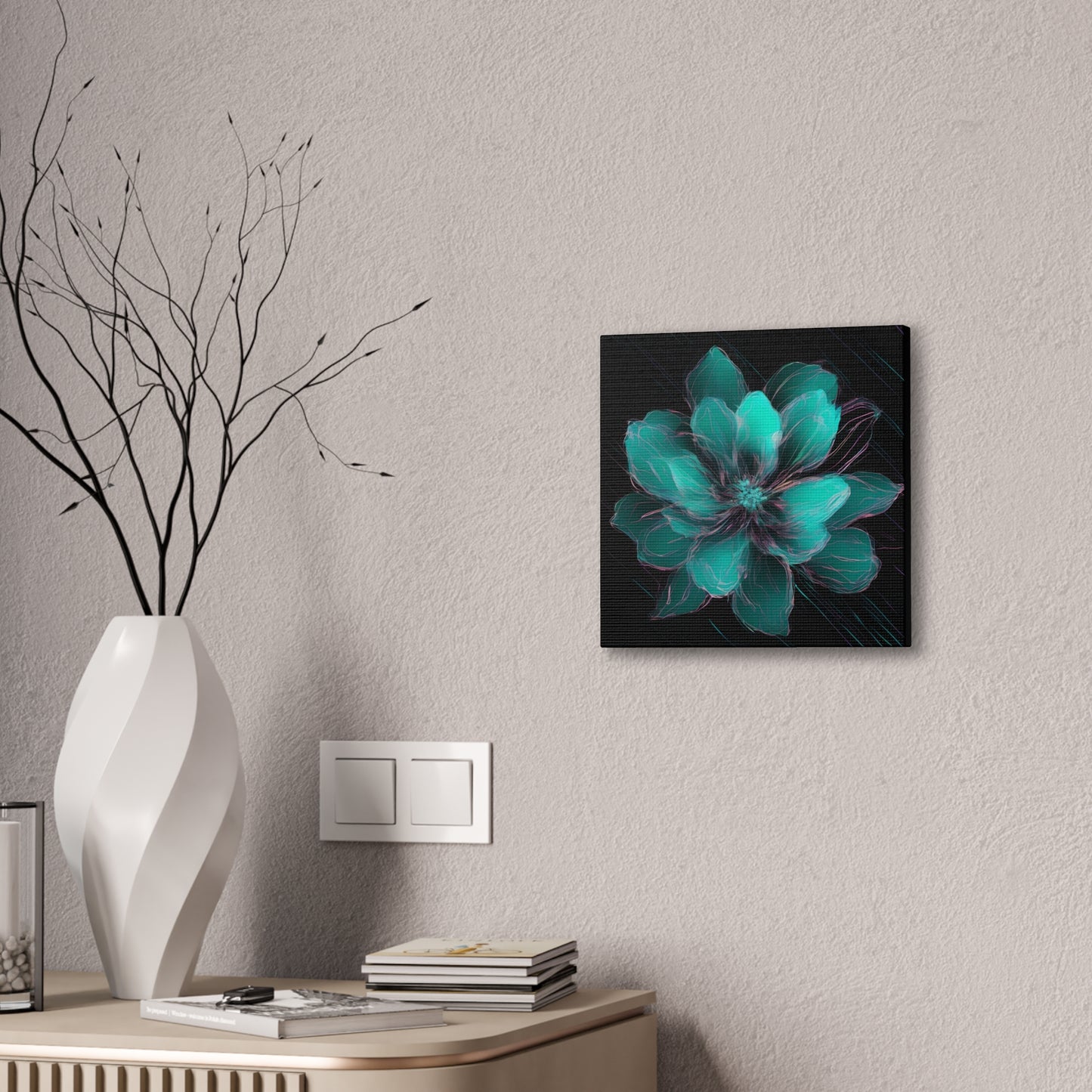 Glow Bloom: A Flower in the Void