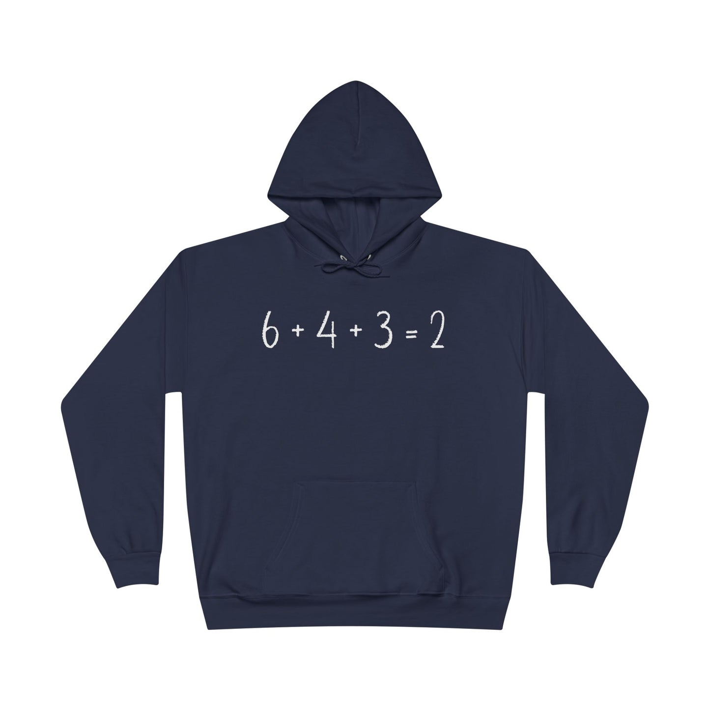 6+4+3=2 Baseball/Softball Hoodie