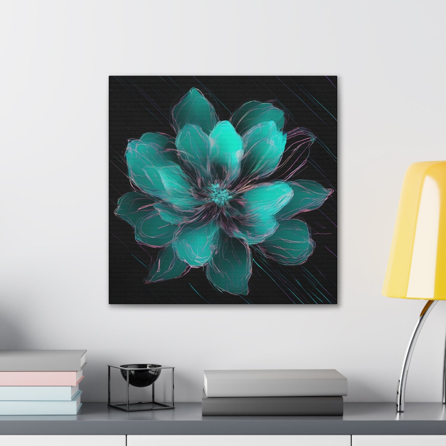 Glow Bloom: A Flower in the Void