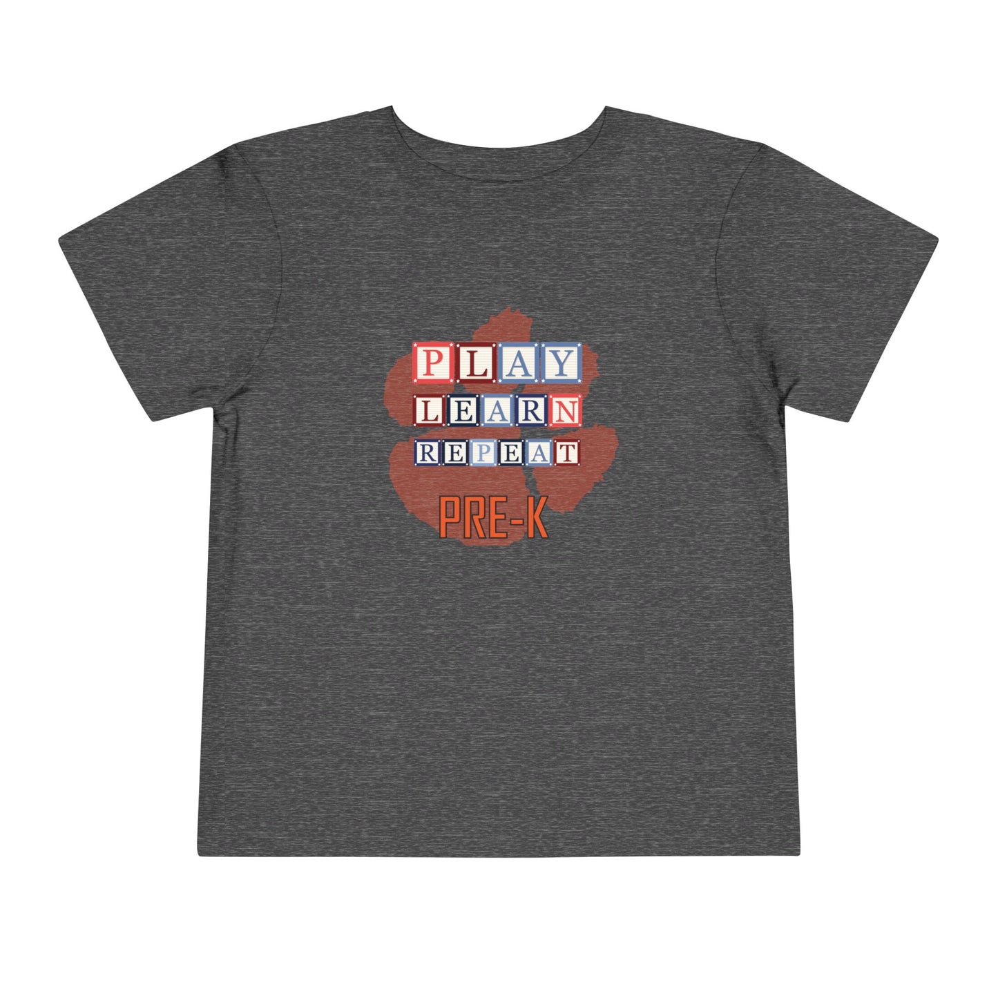 Toddler Tee - Alphabet Blocks Tiger Paw Pre-K Pride Shirt for Mini Graduates